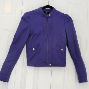 H&M Purple woman’s or junior’s Bomber Jacket in size 2